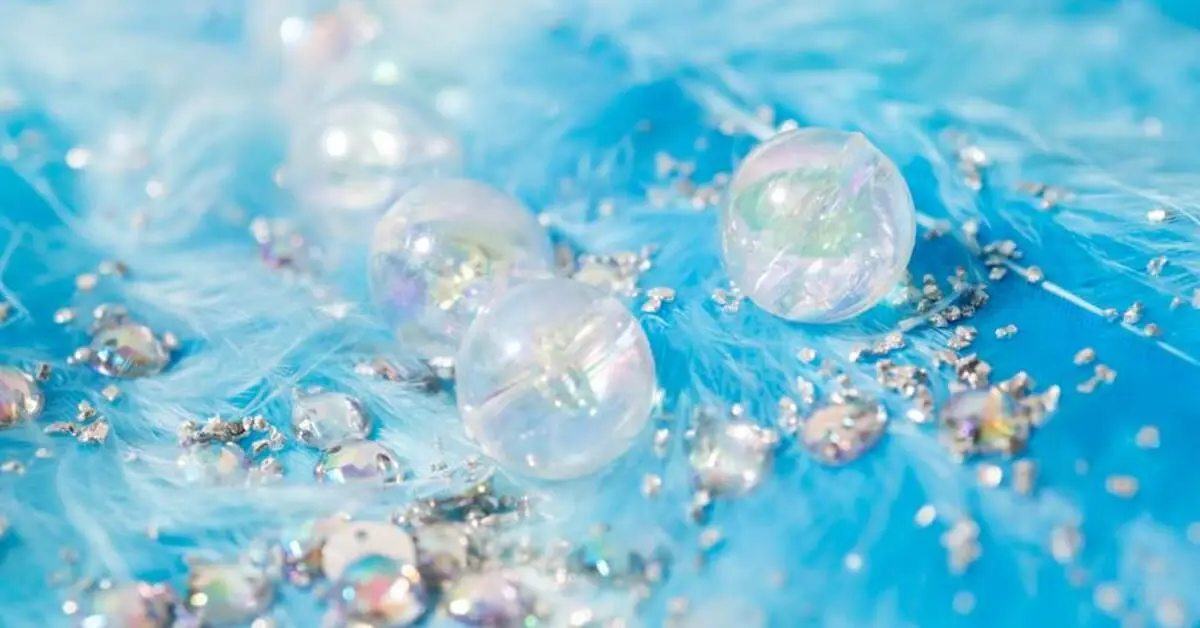 Pearls collected from the sea