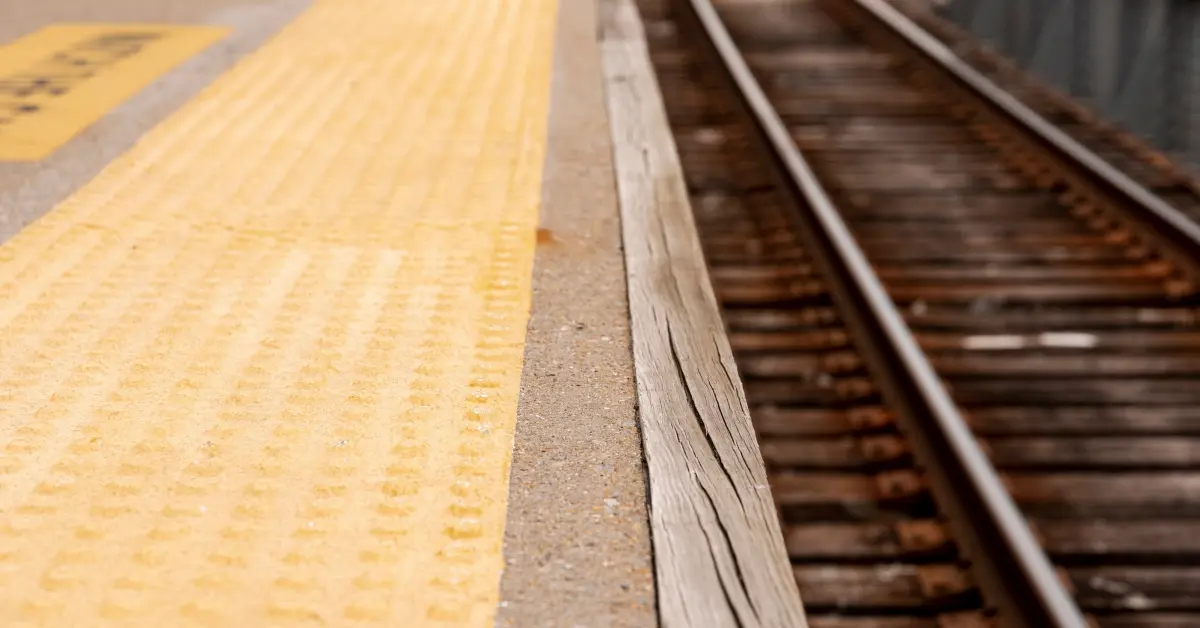 Tram passing through the city