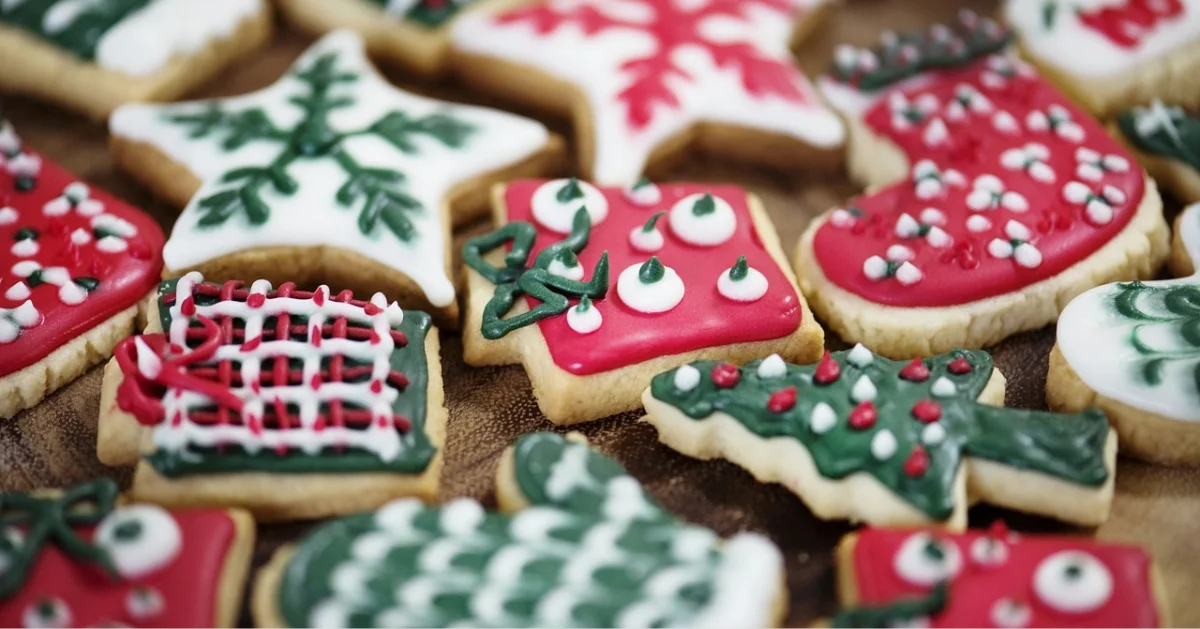 A tray full of freshly baked cookies made in a baking class