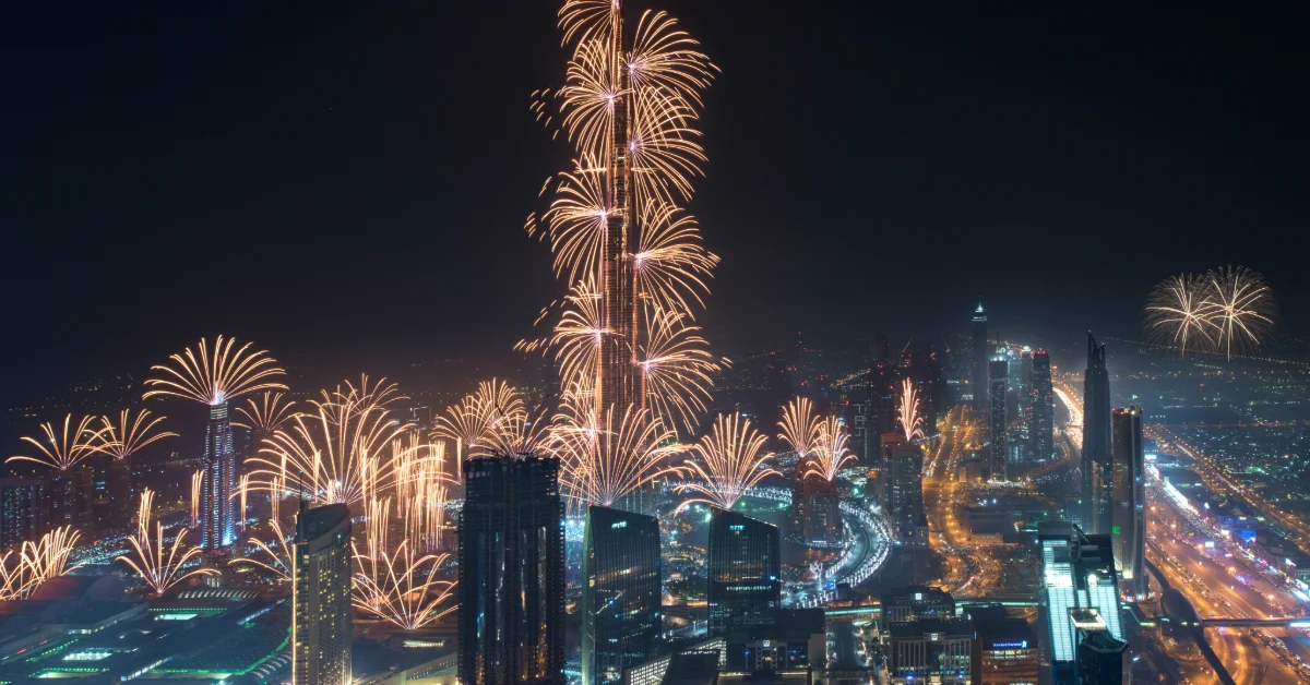 Dubai on New Year's Eve