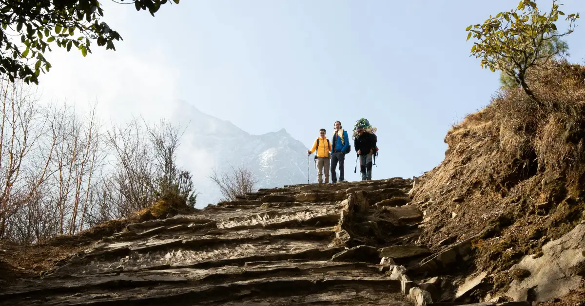 مسارات المشي حول استراحة السحب