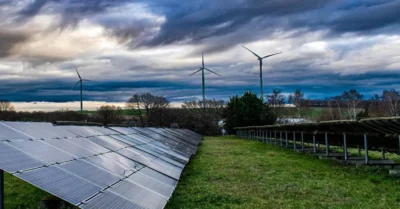 Solar panels in the MBR Solar Park