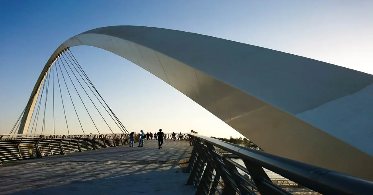 Route of the Burj2Burj half-marathon in Dubai