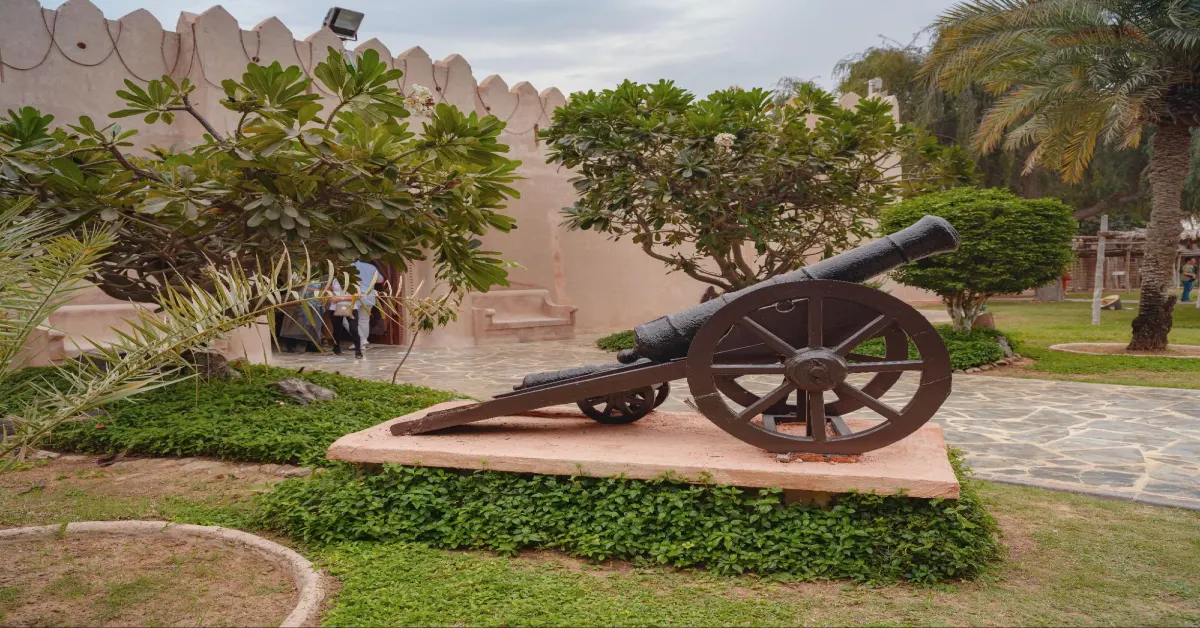 Ramadan Cannon in a park