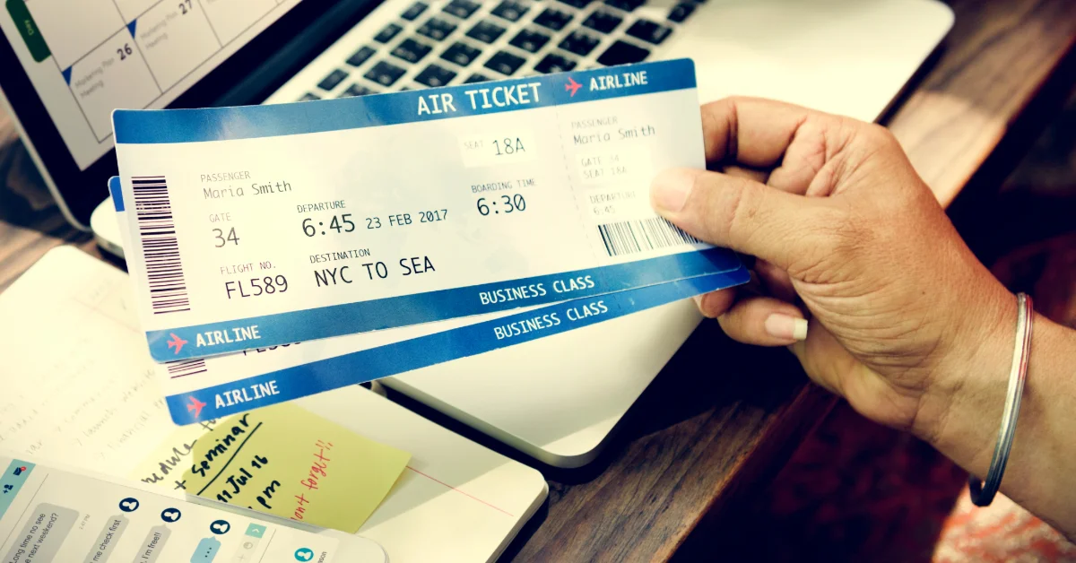 Plane tickets