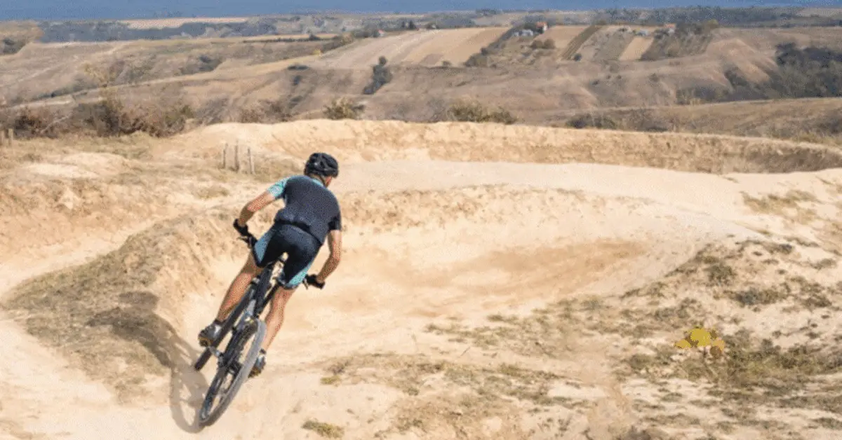 A mountain bike trail in Dubai