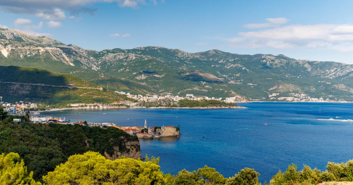 Towns of Budva and Becici in Montenegro