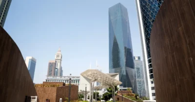 صورة توضيحية لمعالم وسط مدينة دبي