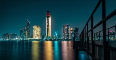 Abu Dhabi Cityscape at Night