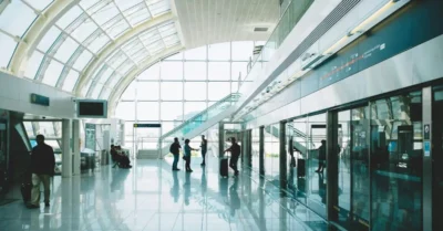 An empty metro station