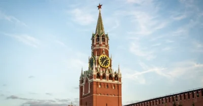 Clocktower in Moscow, Russia
