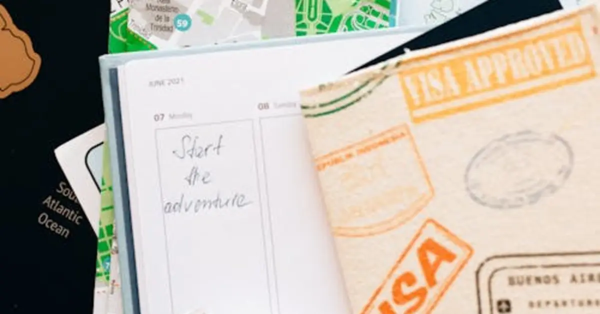 Notebook Planner With Travel Planning Accessories