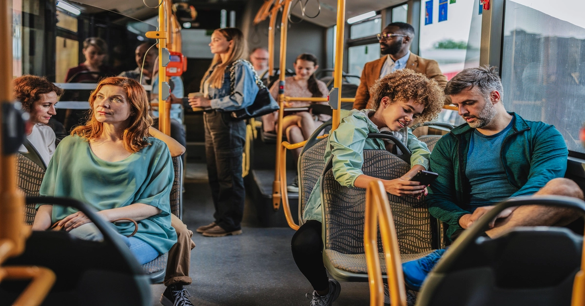 Passengers on the bus