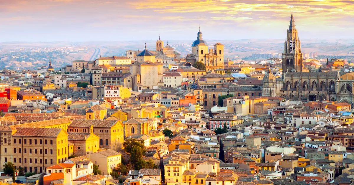 Morning view of Toledo Spain