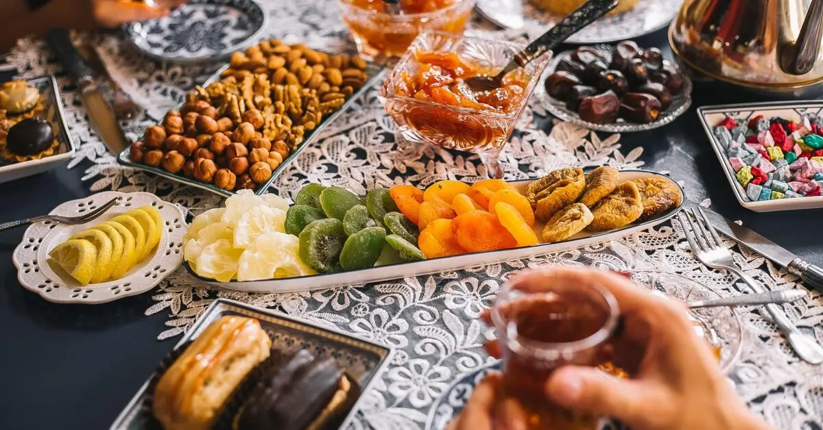 A beautifully arranged table of appetizers