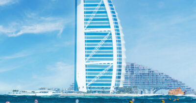 how to go burj al arab by metro