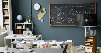 Classroom in an international school in Ajman
