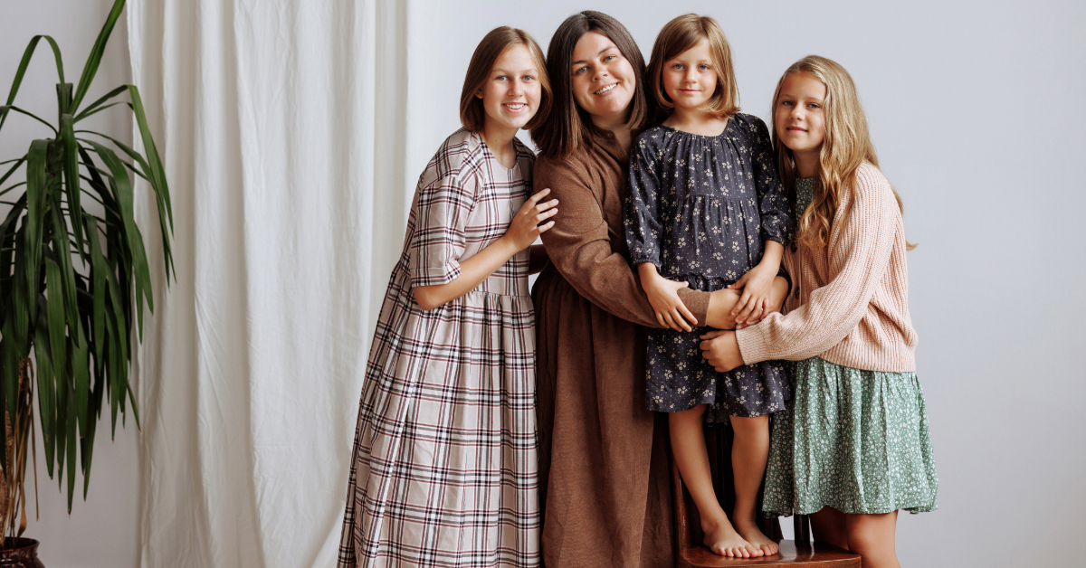 women in modest wear