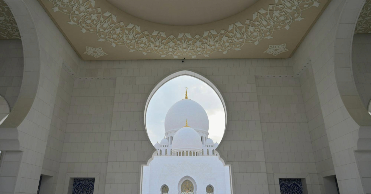 Aesthetic view of a mosque