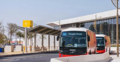 Buses in Sabkha Bus Station