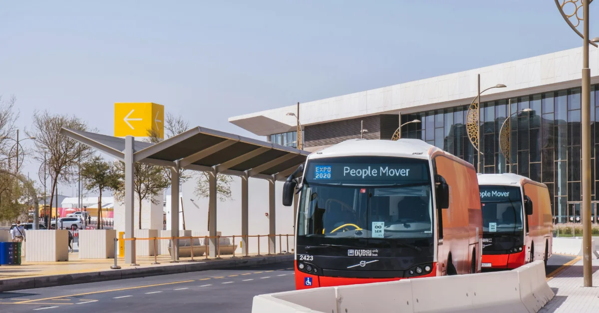 Buses in Sabkha Bus Station
