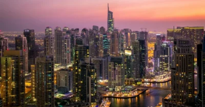 صورة لمباني دبي