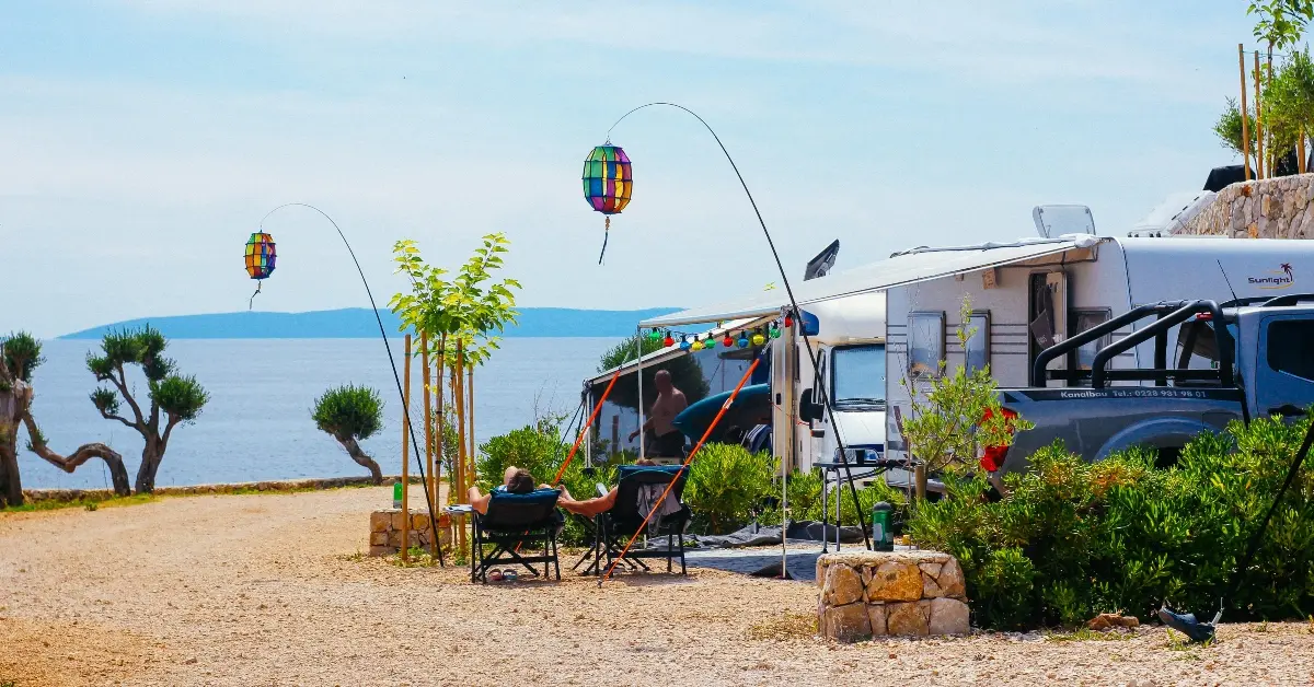 صورة توضح الخصوصية في كرفانات الزوراء عجمان