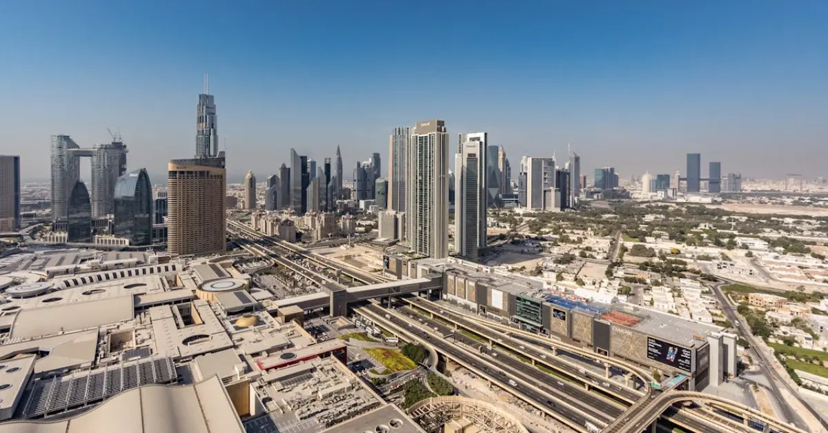 Dubai Cityscape with Iconic Skyscrapers