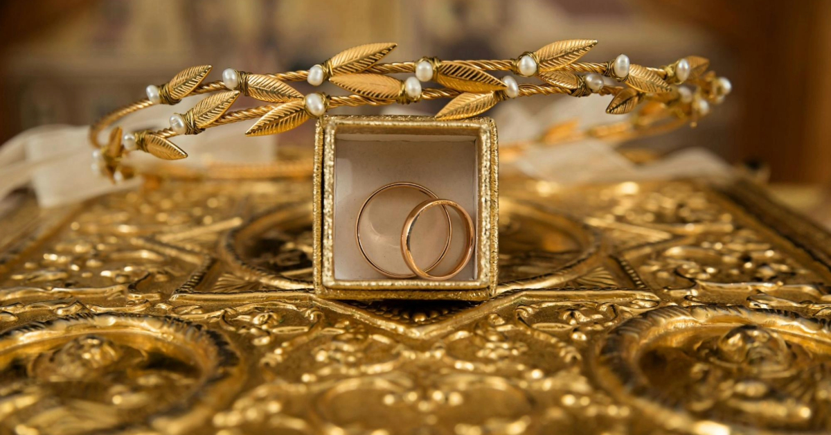 Gold jewellery available at the gold souk in Abu Dhabi