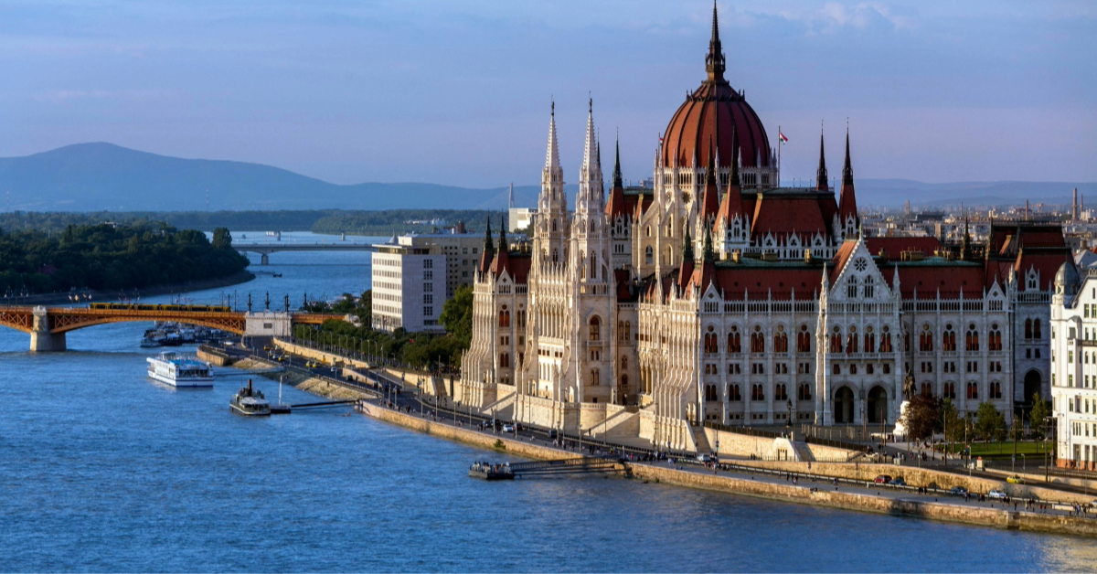 Hungarian Parliament Building in Budapest