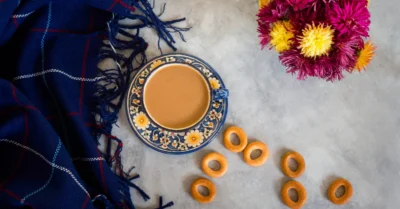 Karak served in an Abu Dhabi cafe