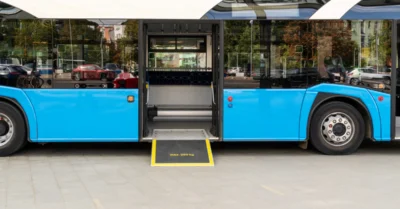 a bus waiting for passengers