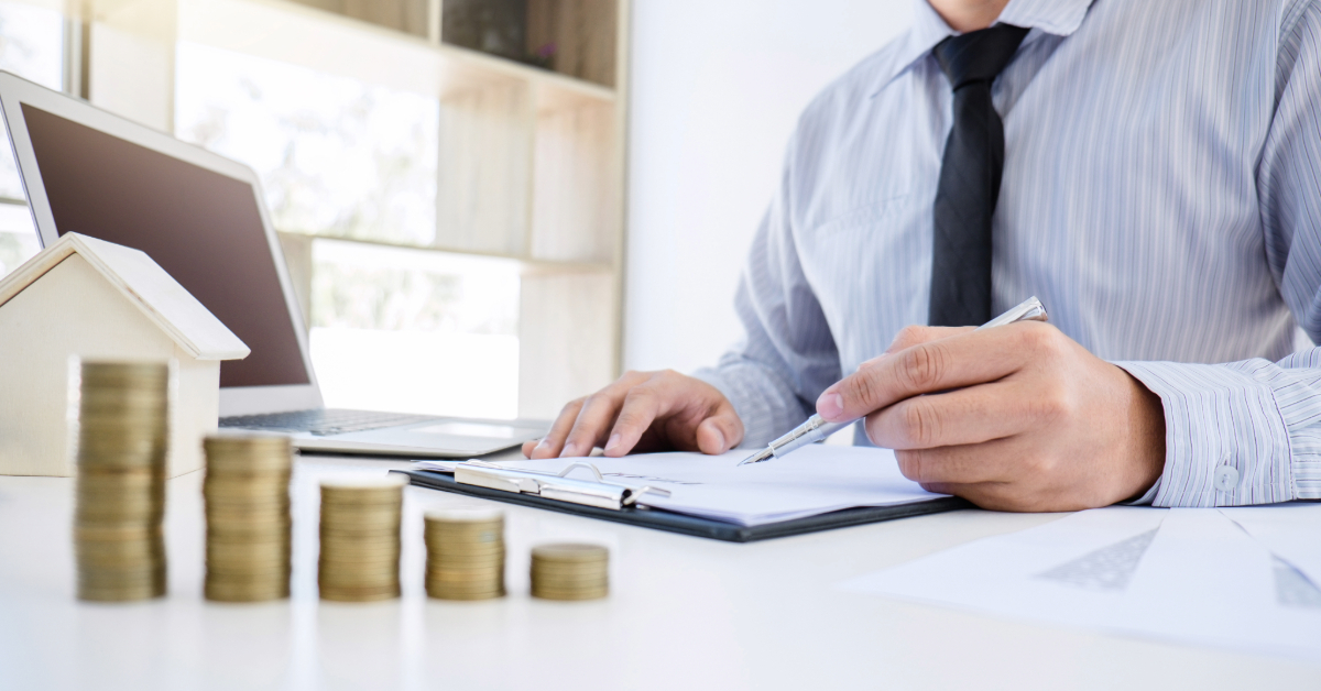 property manager preparing quotation