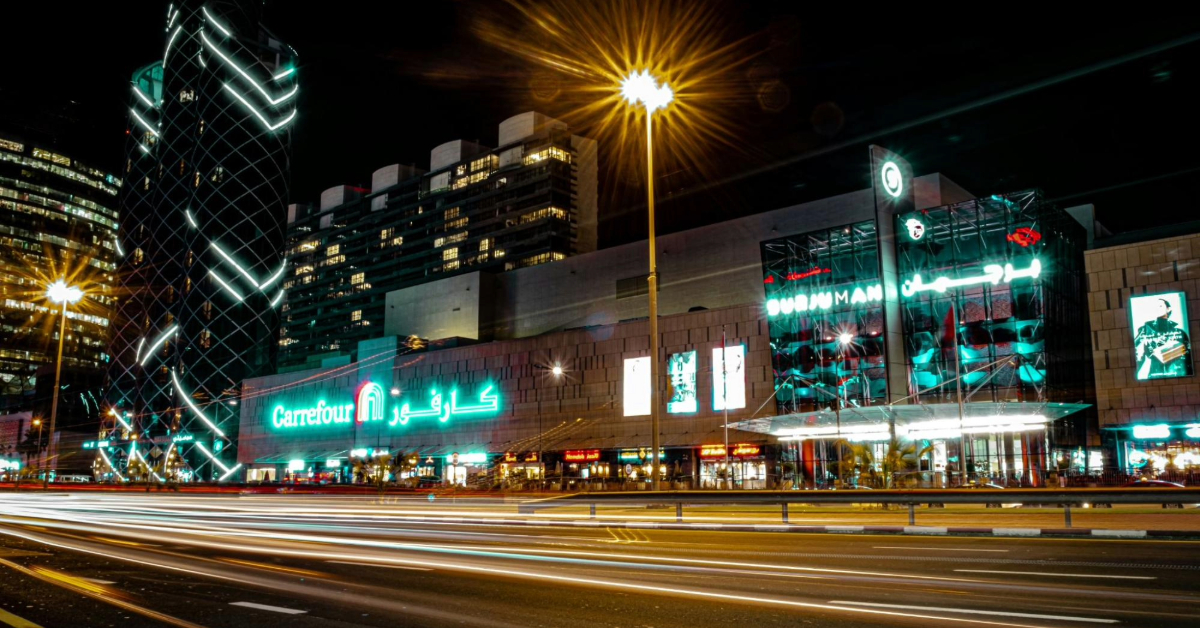 Major shopping malls with retail spaces in the UAE