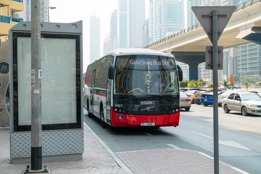 bus in Dubai