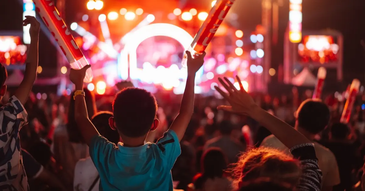 صورة توضح الحفلات الفنية ضمن فعاليات العيد في دبي