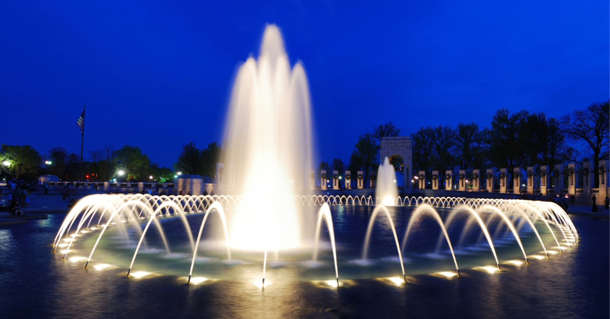 Fountain show in the Al Majaz Park in Sharjah