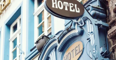 Hotel sign