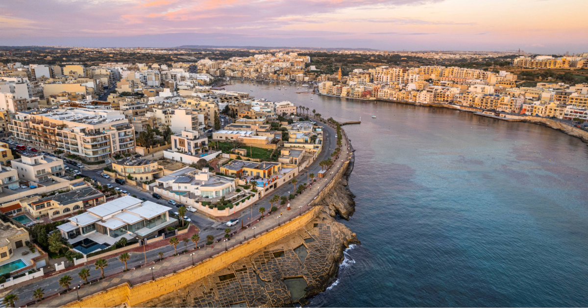 Marsaskala fisherman village in Malta