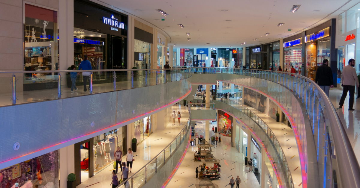 Dubai mall inside view