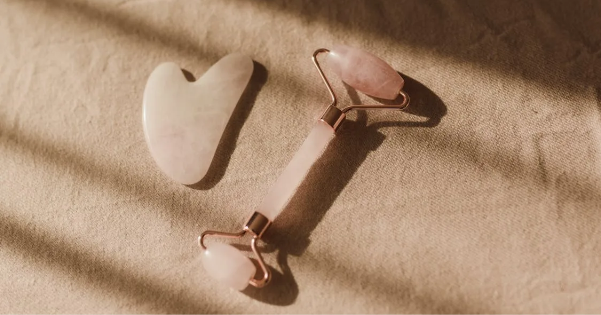 Facial Roller and Guasha Facial Stone