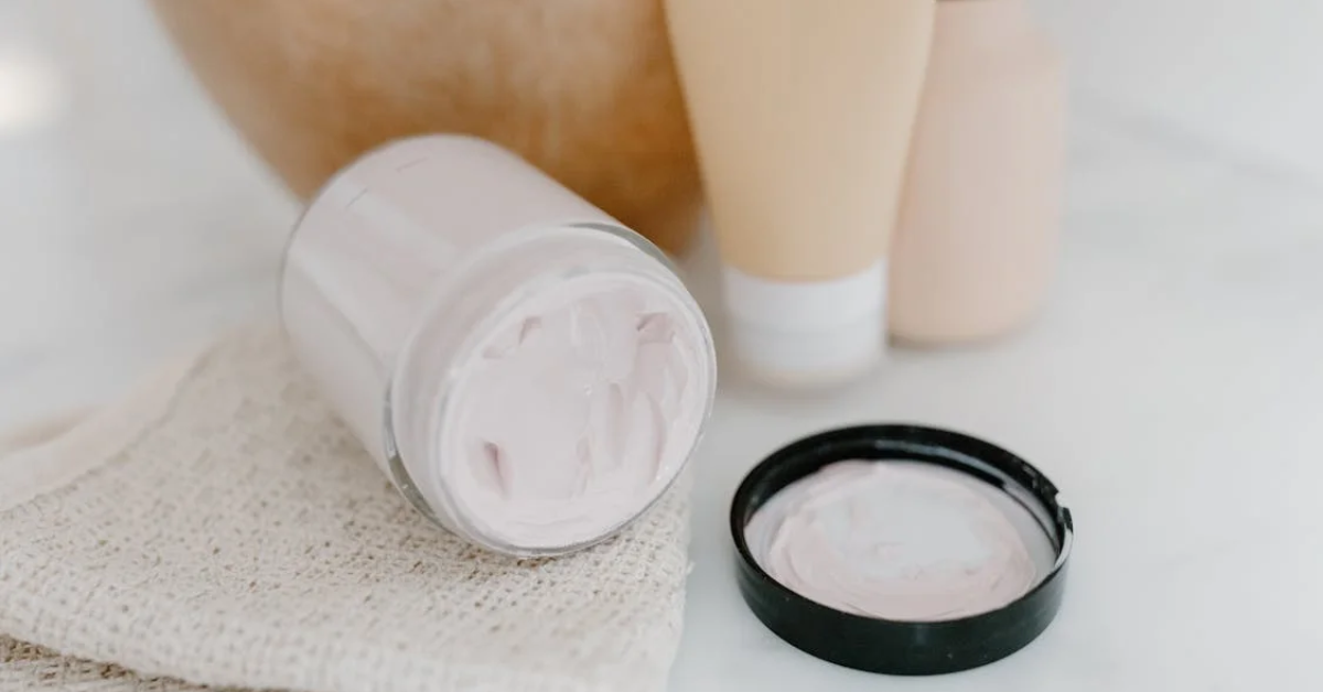 Face Cream in a Glass Jar