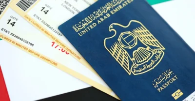 صورة توضح الحصول على فيزا عبور السعودية من الإمارات