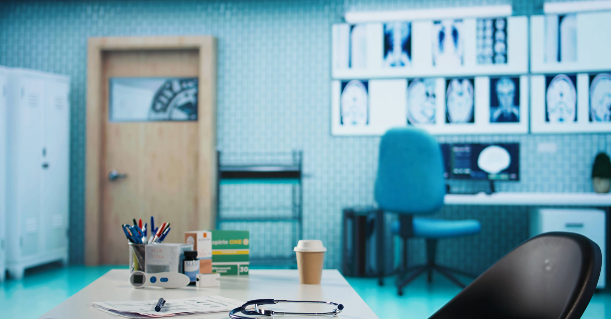 doctor room with medical equipments