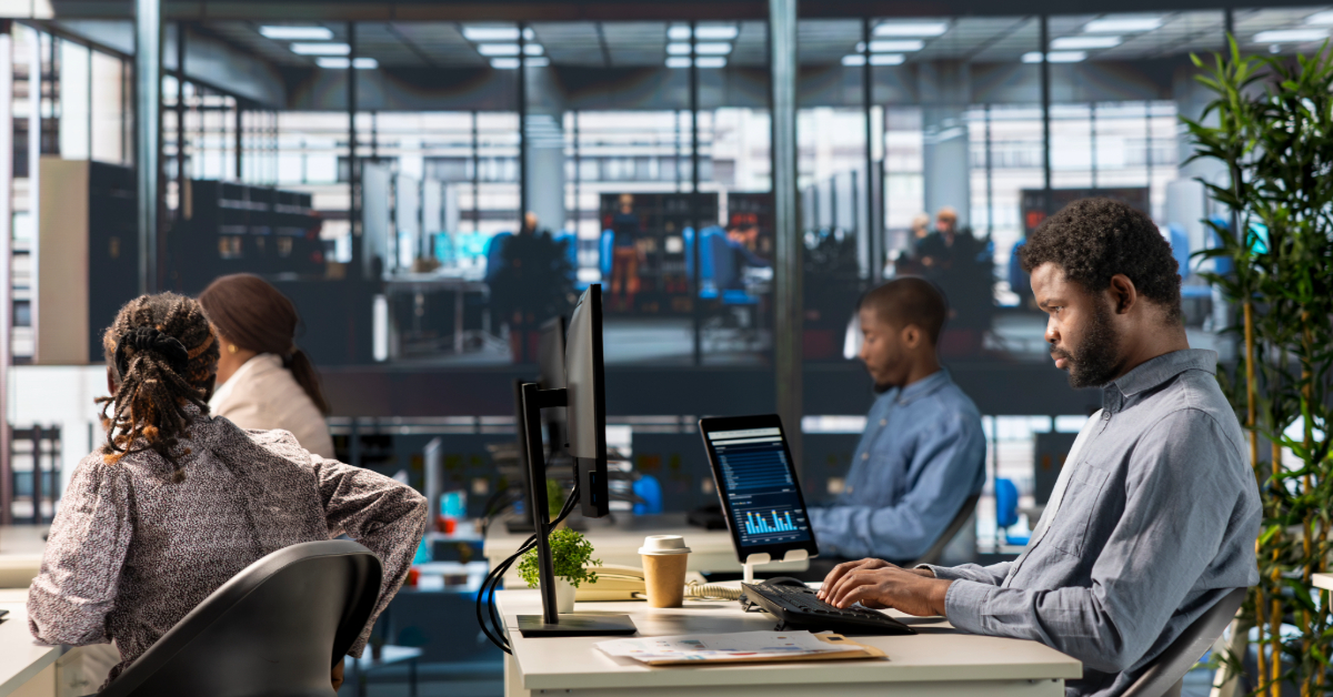 office in a technology company