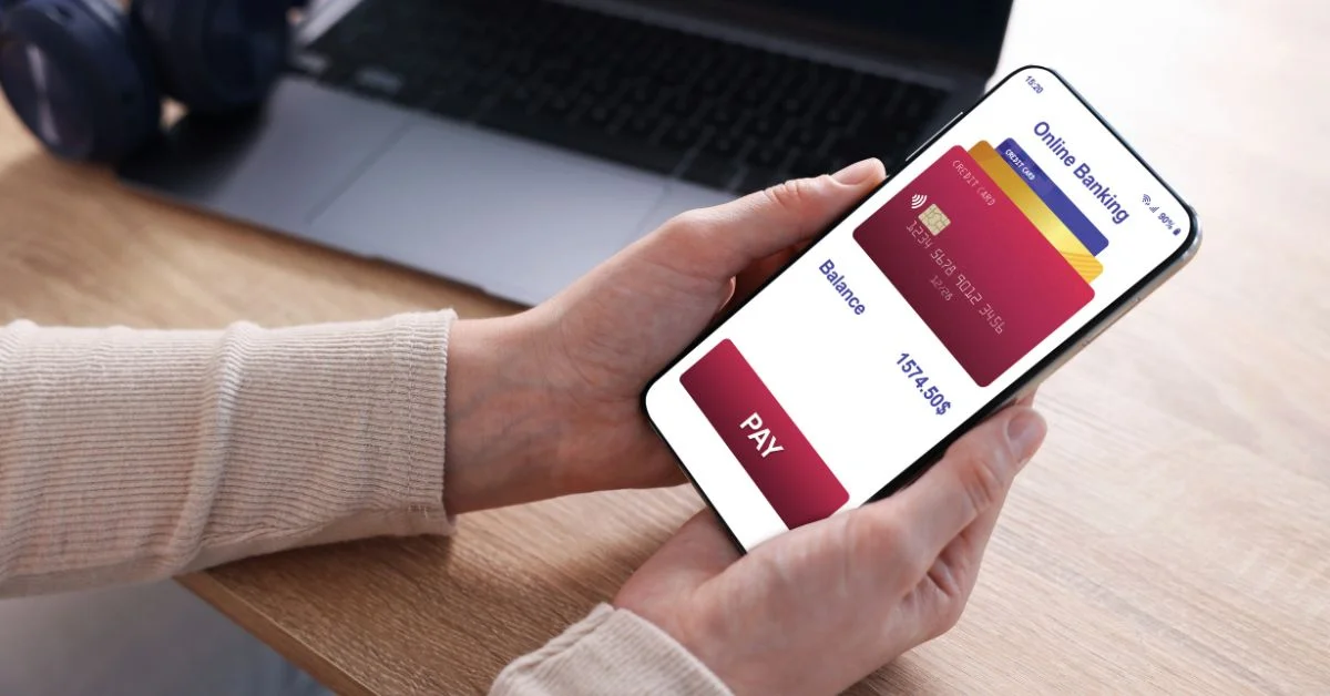 Checking balance on mobile app