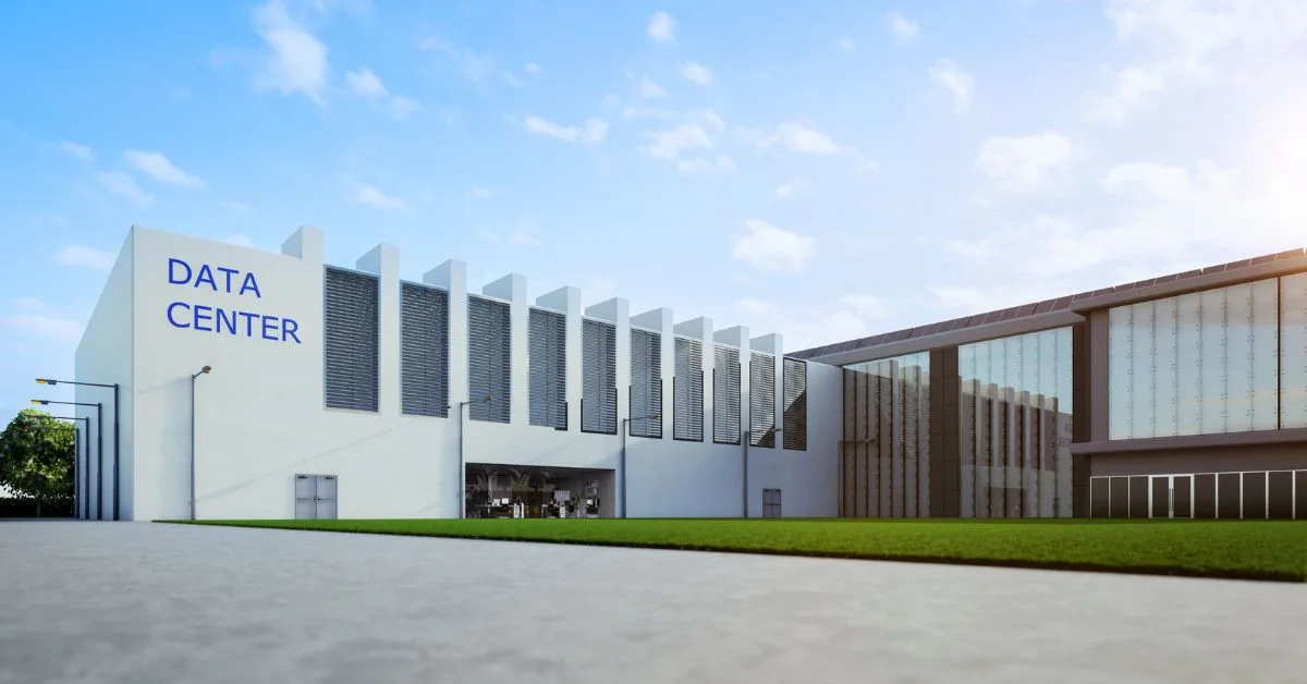 Data center in business zone