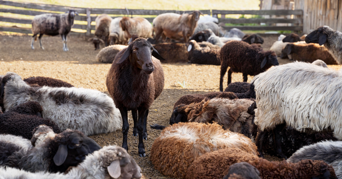 صورة توضح شراء الأضحية من سوق المواشي أبوظبي