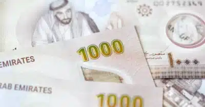 Emirati banknotes for fees