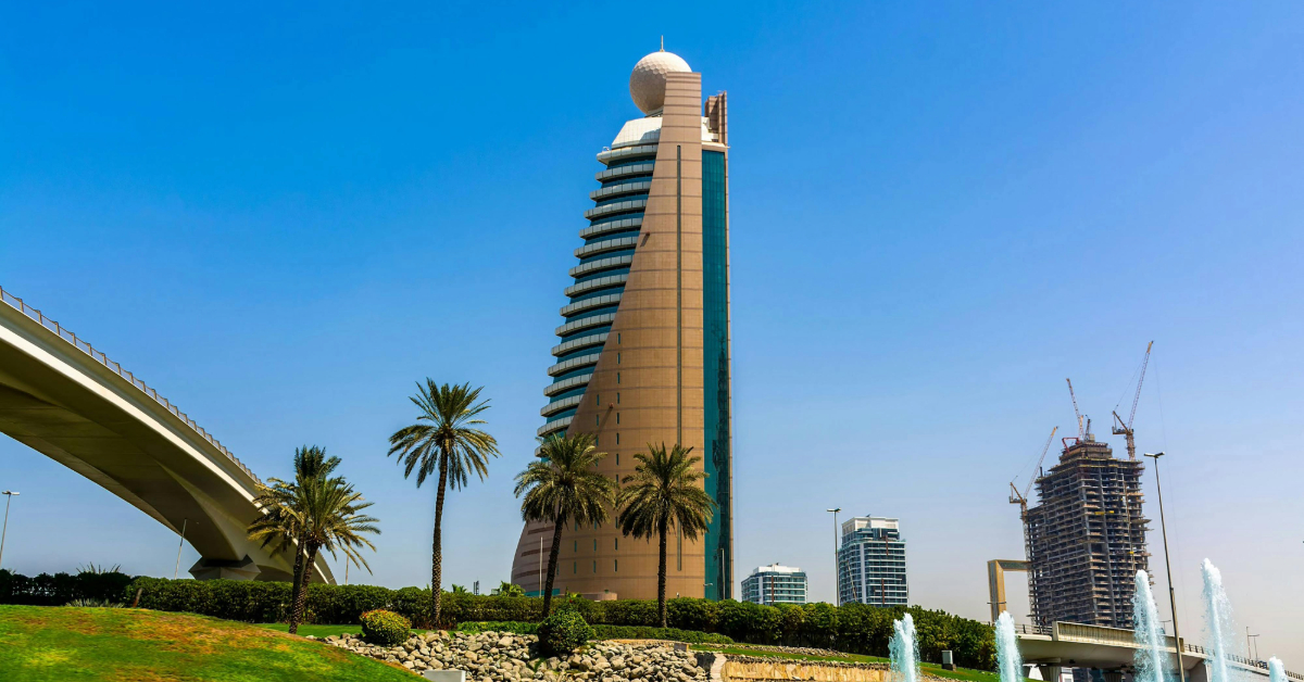 Etisalat tower in Dubai
